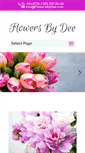Mobile Screenshot of flowersbydee.com