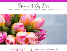 Tablet Screenshot of flowersbydee.com